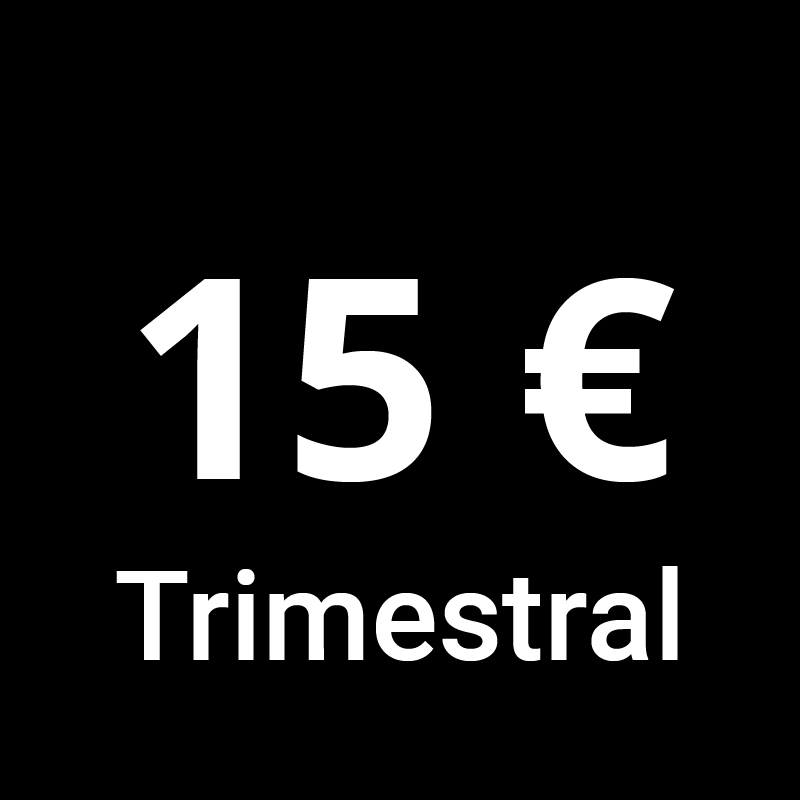 15€ Trimestral
