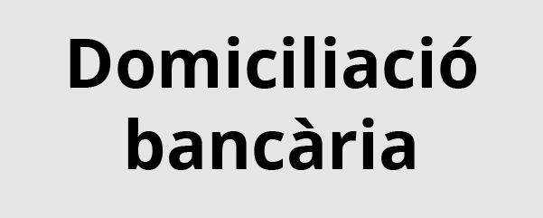 Domiciliación bancaria