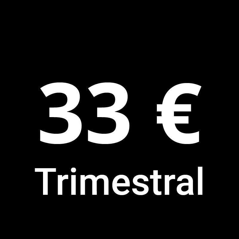 33€ Trimestral