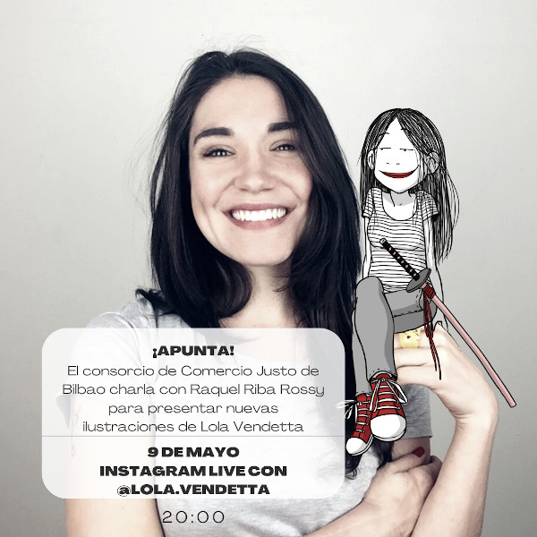 ilustraciones de lola vendetta y comercio justo