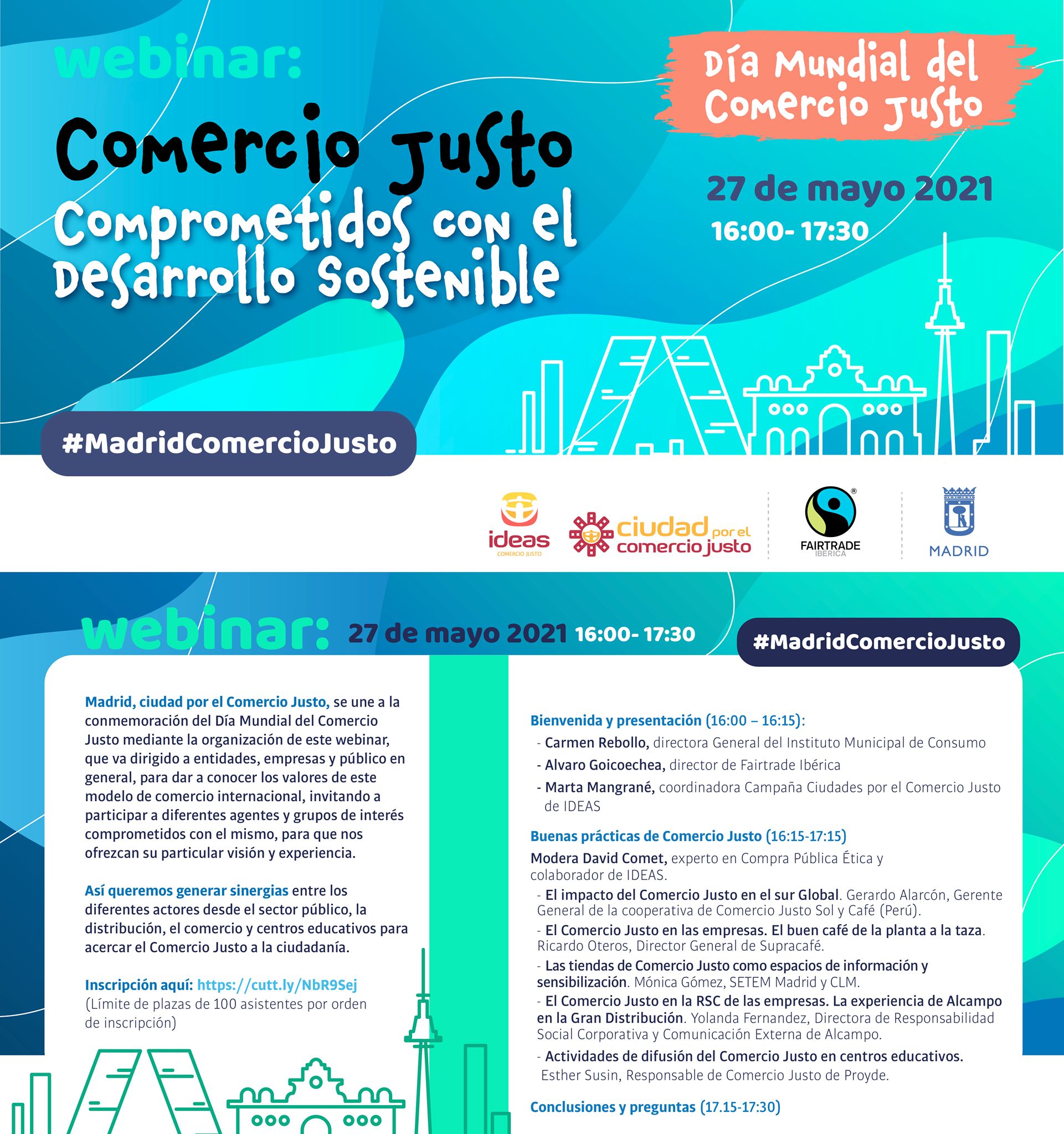 Programa webinar comercio justo