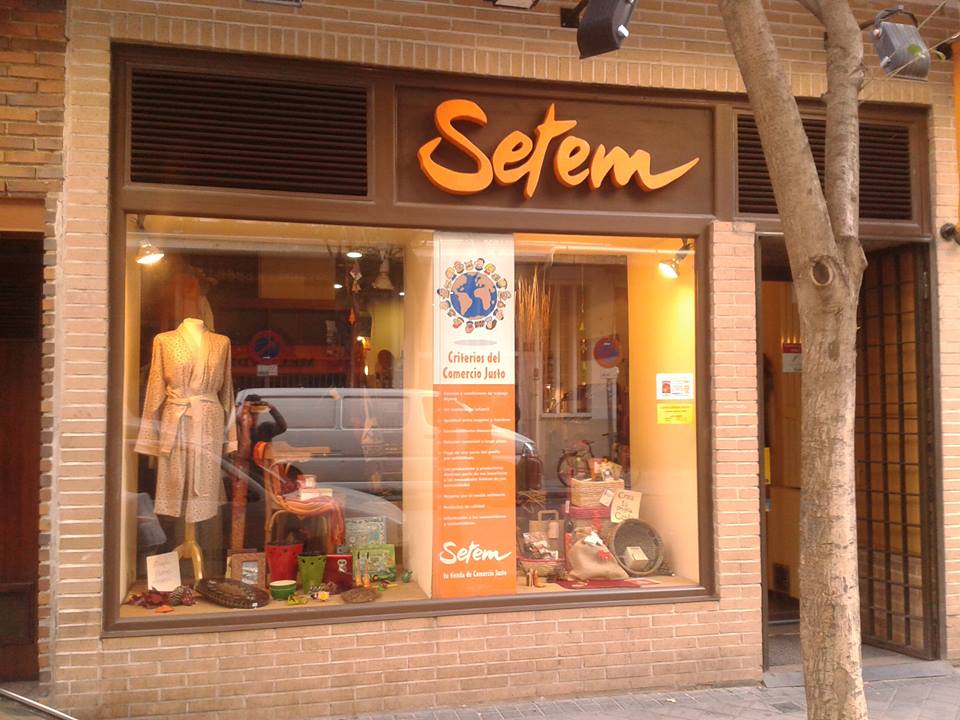 Fachada de la tienda de SETEM