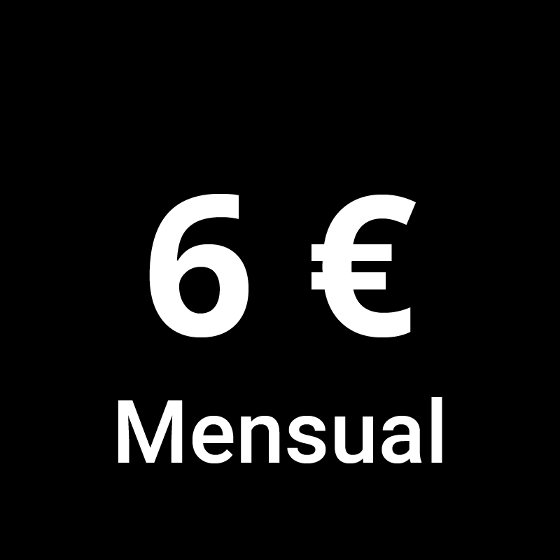6€ mensual