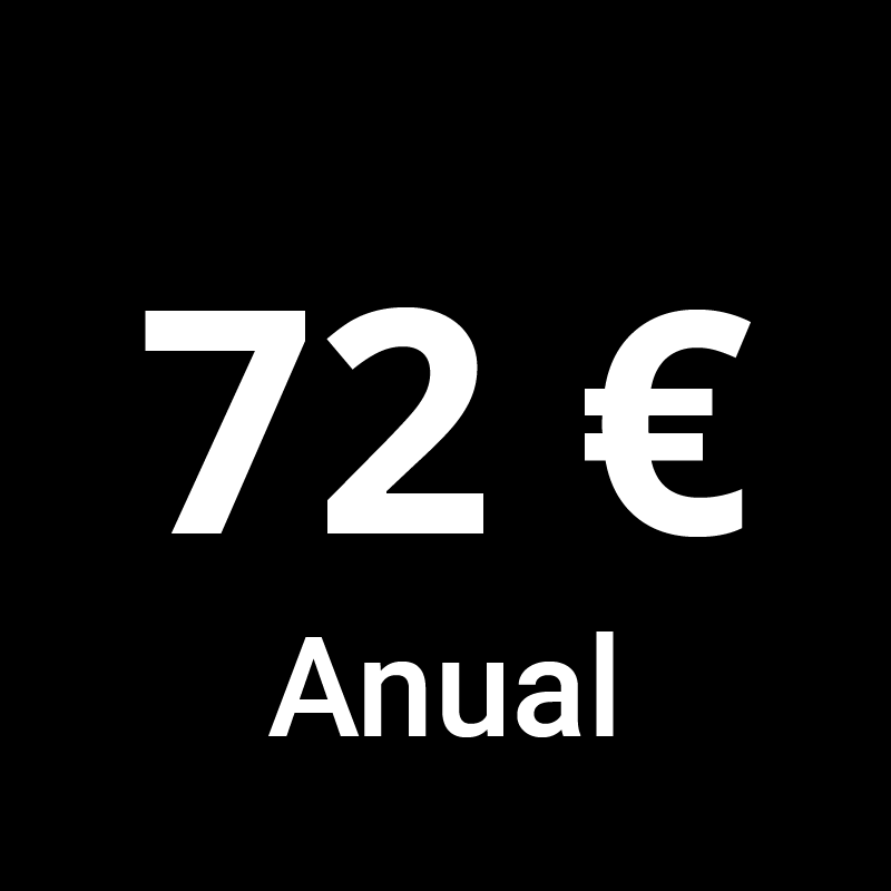 72€ anual