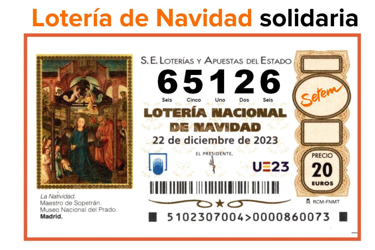 Lotería de Navidad Setem