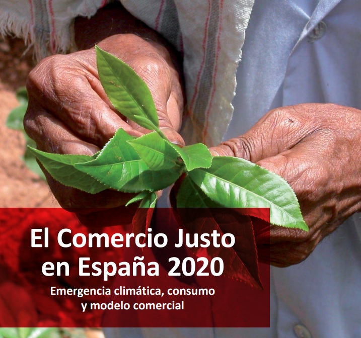 Portada del informe Comercio Justo en España 2020