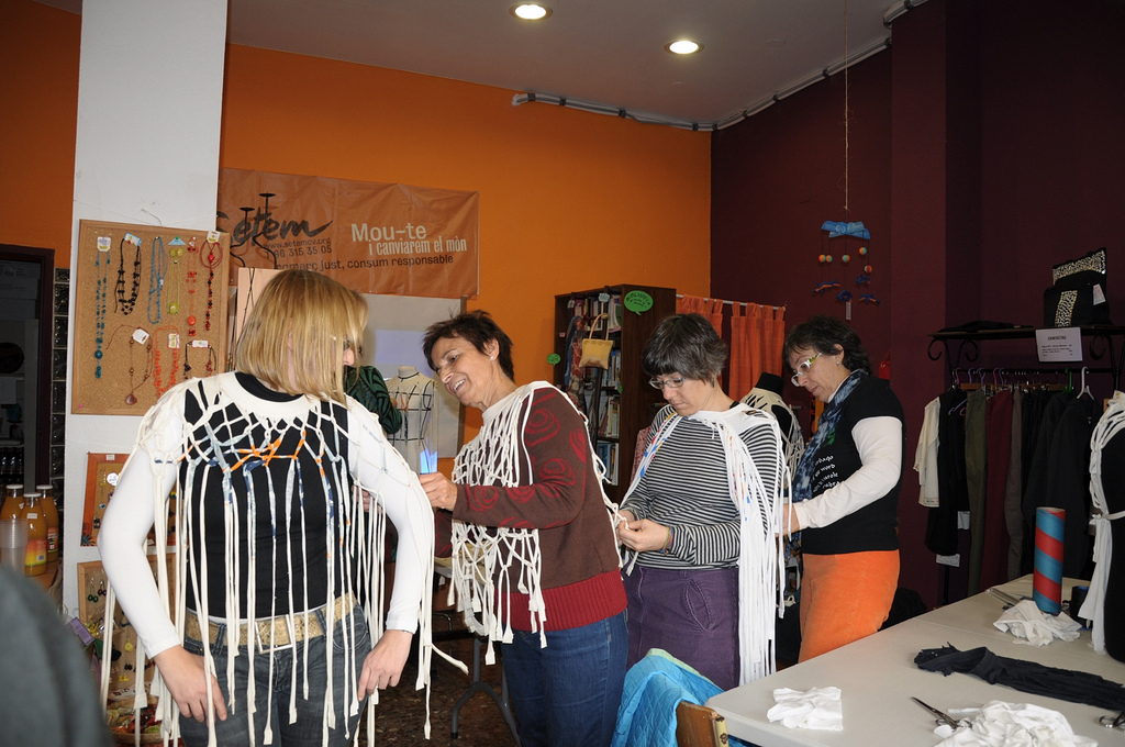 Taller de reciclaje de camisetas