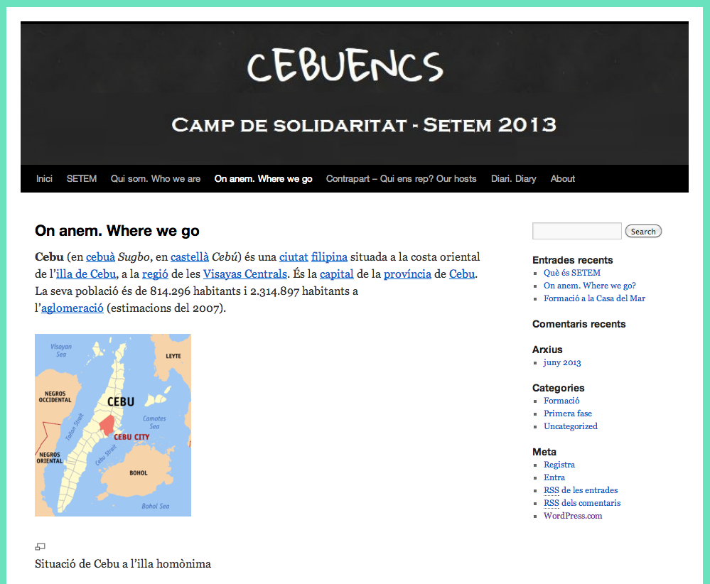 Bloc de Filipines-Cebú: http://cebuencs.wordpress.com