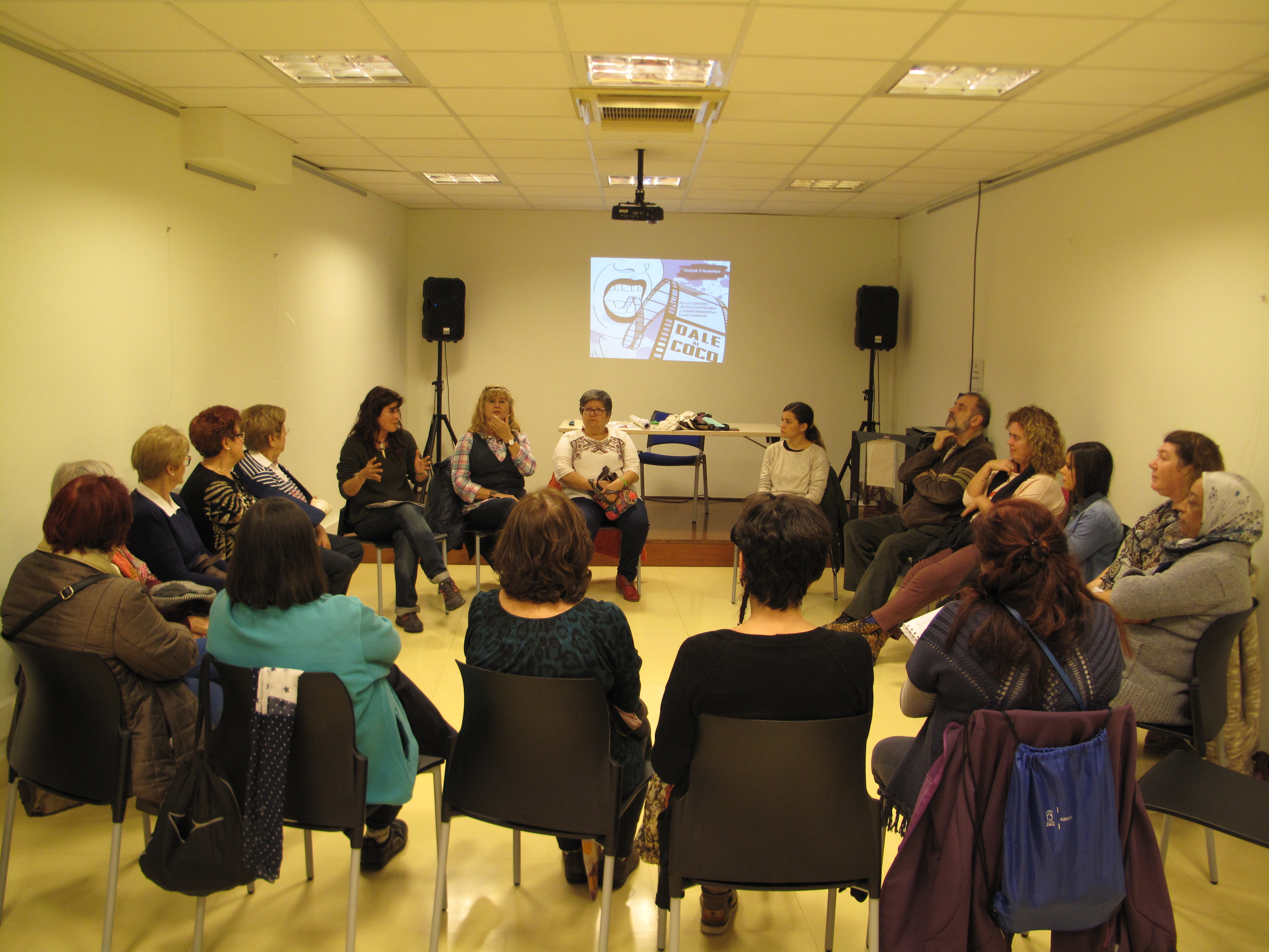 Imagen de la presentación en Basauri