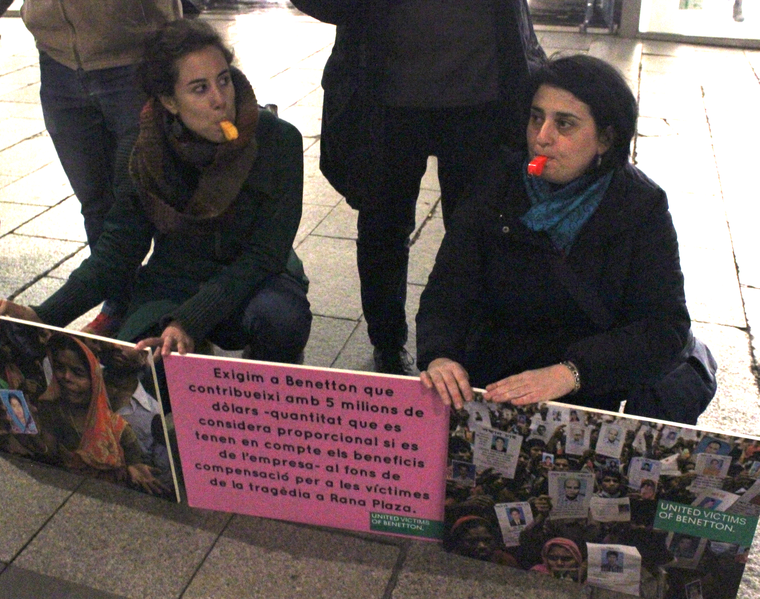 Exigim a Benetton que pagui el que deu a les víctimes de Rana Plaza