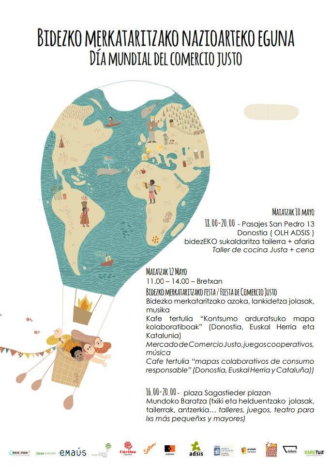 Día Mundial del Comercio Justo en Donostia